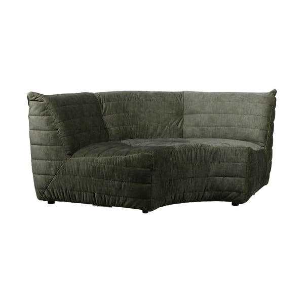 Colțar verde cu tapițerie din catifea (colț variabil) Bag – WOOOD-image-2