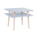 Măsuță cafea Ragaba Square, 55 x 55 cm, gri deschis