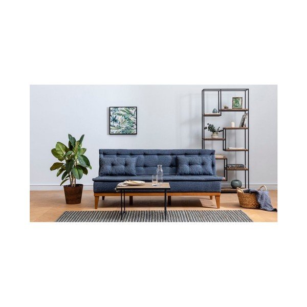Canapea extensibilă Aristea, albastru închis-image-1