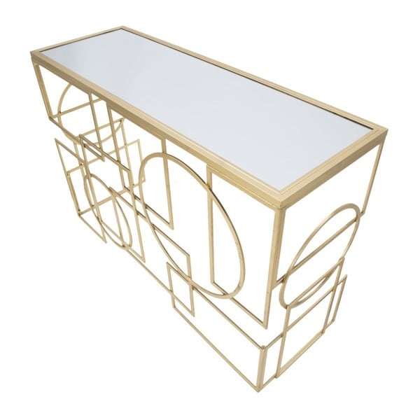 Masă consolă aurie 41x120 cm Marie – Mauro Ferretti-image-4