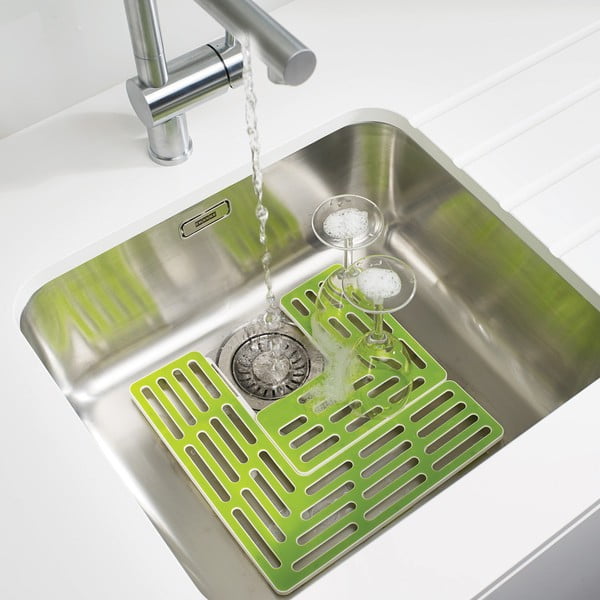 Protecții antiderapante pentru chiuvetă 2 buc. 28,5x28,5 cm Sink – Joseph Joseph-image-1
