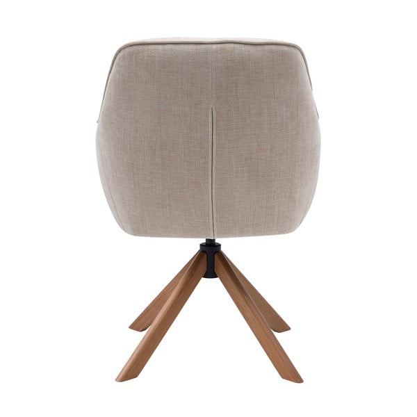 Set de scaune de sufragerie crem 2 buc. tapițat Avola – Unique Furniture-image-2