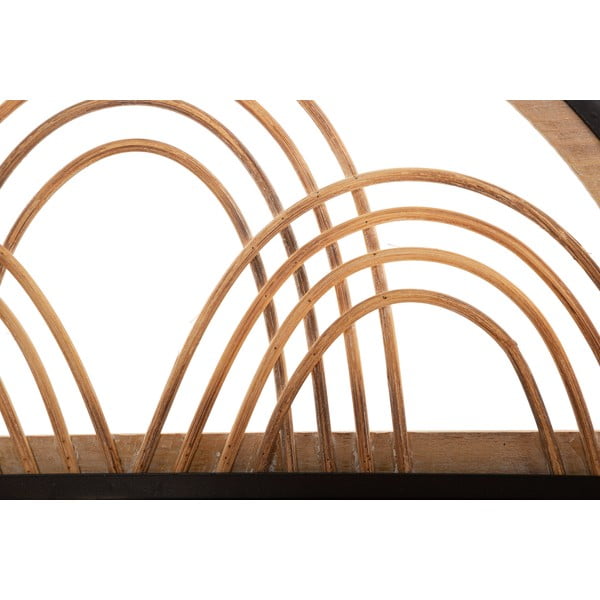 Cuier de perete negru/în culoare naturală cu raft din metal Oporto – Mauro Ferretti-image-4