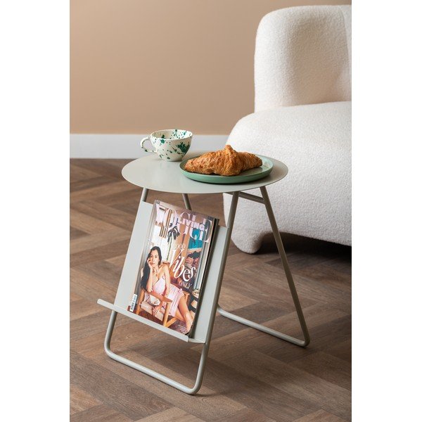 Măsuță auxiliară rotundă din metal ø 40 cm Esencia – Leitmotiv-image-1