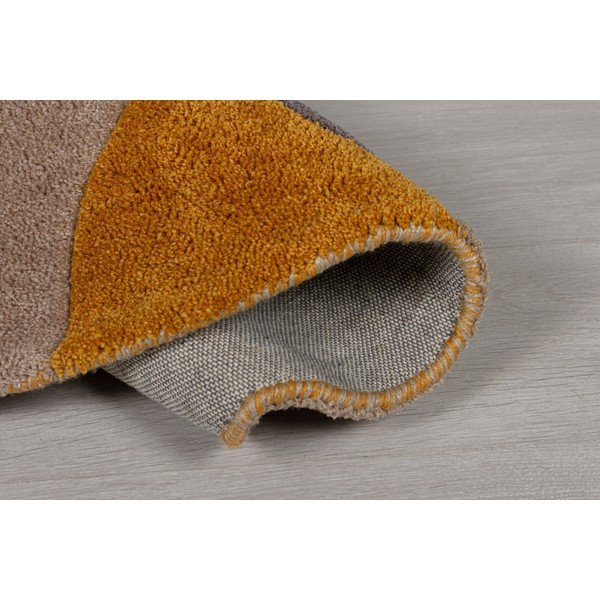 Covor Flair Rugs Splinter, ⌀ 135 cm, galben-image-3