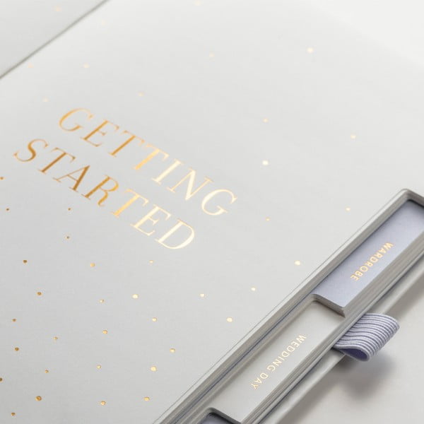 Planificator de nuntă Busy To Do, alb-image-1