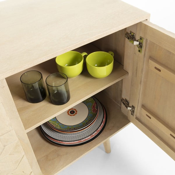 Comodă din lemn de mango și salcâm Kave Home Sakoi, 162 x 75 cm-image-4