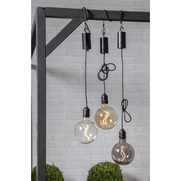 Corp de iluminat pentru exterior cu LED Star Trading Glassball, lungime 1 m, negru-image-4