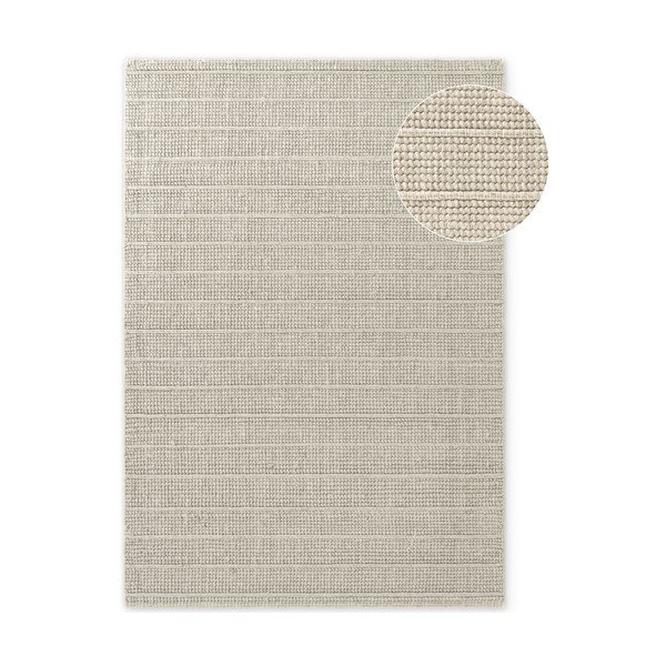 Covor crem țesut manual din lână 80x150 cm Camden Parker – Ted Baker