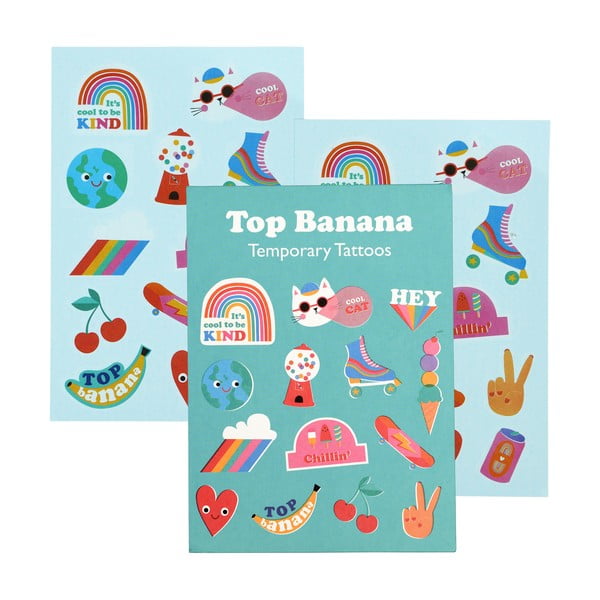 Folie de tatuaje pentru copii Top Banana – Rex London