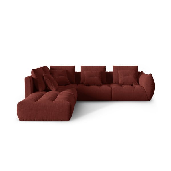 Colțar roșu (cu colț pe partea stângă /în formă de ”L”) Bloom – Micadoni Home