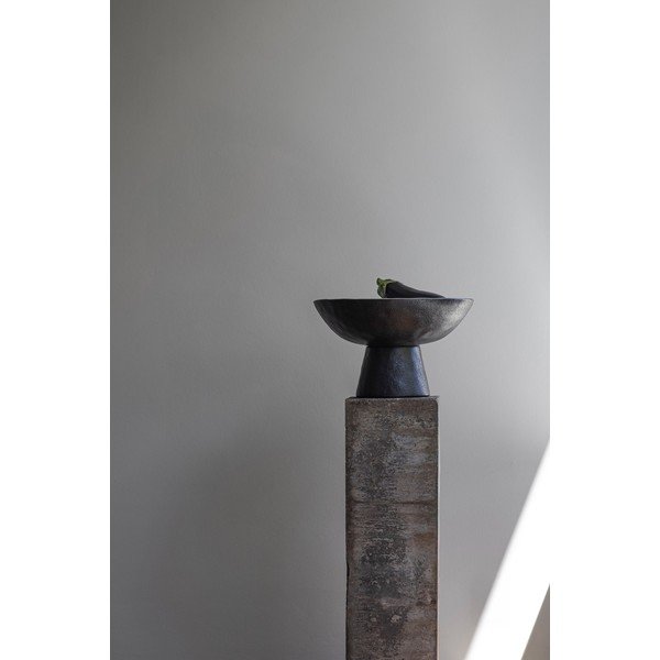 Bol negru/fildeș din gresie ø 31,5 cm By Hand  – Mette Ditmer Denmark-image-4