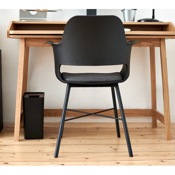 Scaun dining Unique Furniture Wrestler, negru-image-1