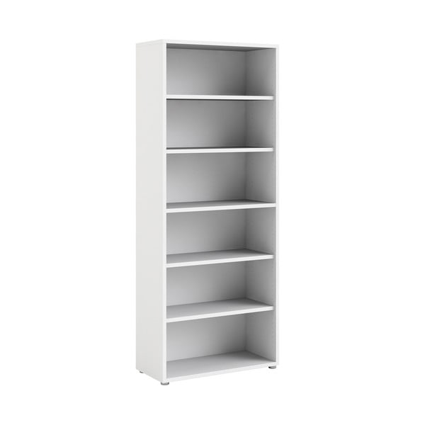 Bibliotecă modulară albă 89x222 cm Prima – Tvilum-image-3