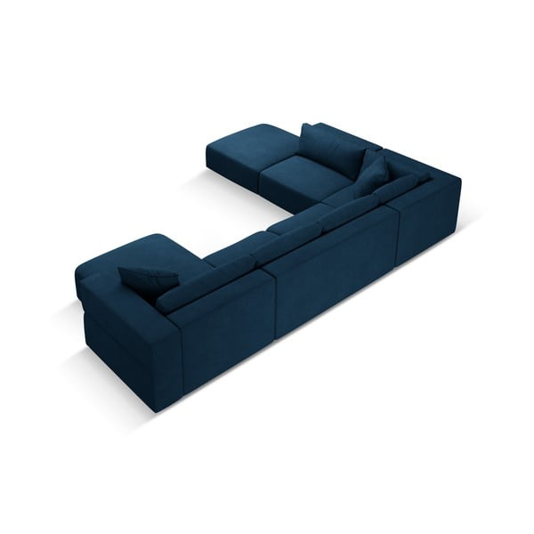 Colțar albastru (cu colț pe partea stângă /în formă de "U") Esther – Milo Casa-image-3