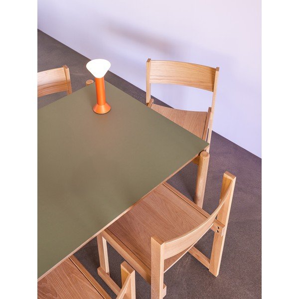 Masă de dining din lemn de stejar 107x190 cm Oblique – Hübsch-image-1