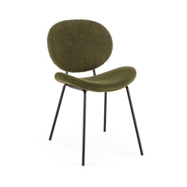 Scaun de dining kaki tapițat Maddie – Yes Everyday