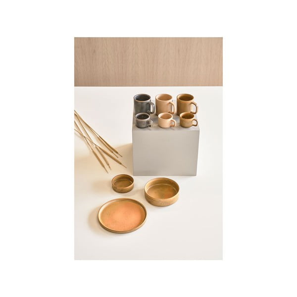 Set 2 căni din porțelan Villa Collection Fjord, 250 ml, bej-image-2