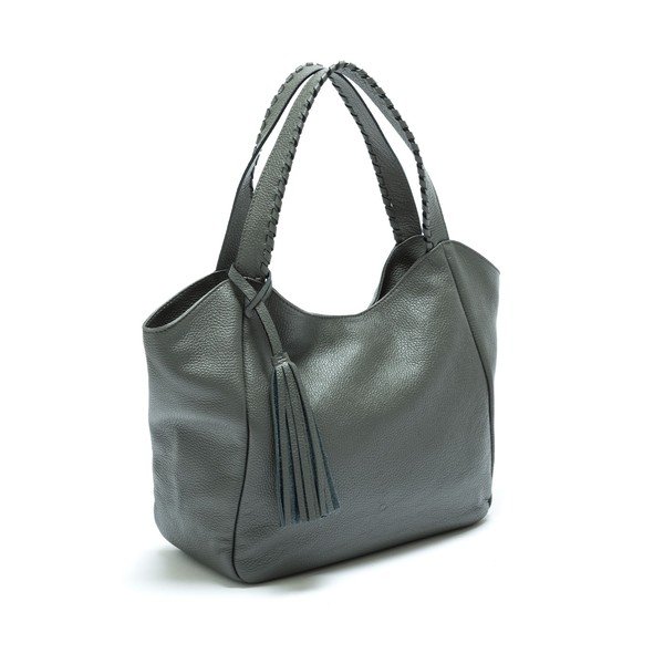 Geantă din piele Isabella Rhea no. 4487, gri-image-3