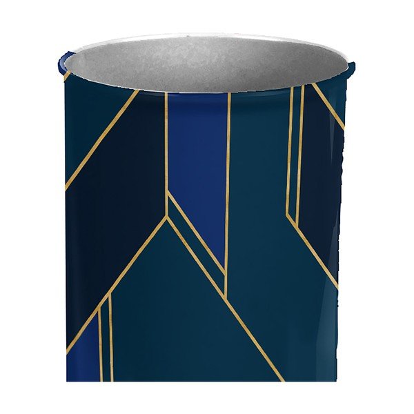 Perie de WC albastru-închis din metal Achille – douceur d'intérieur-image-1