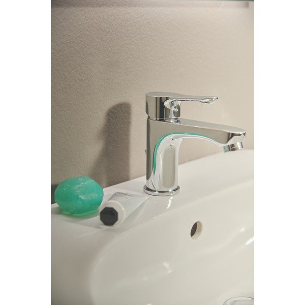 Baterie argintiu-lucios pentru chiuvetă Alpha – Ideal Standard-image-3