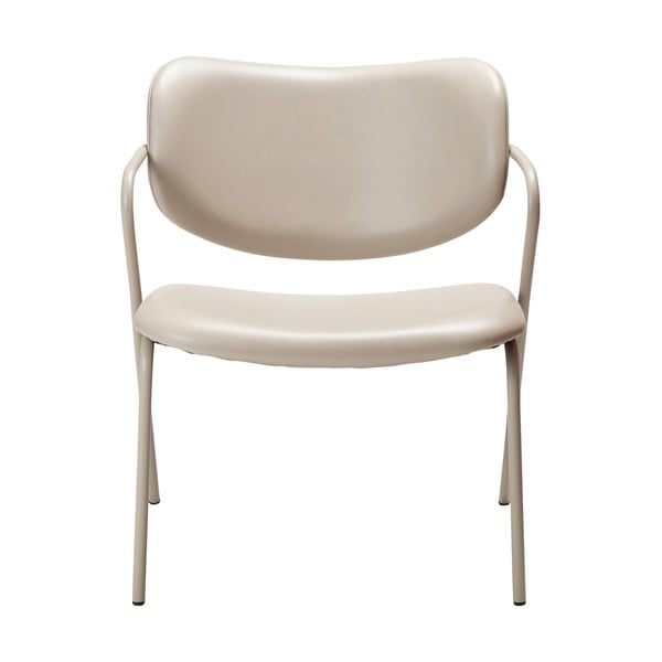 Fotoliu bej din imitație de piele Zed – DAN-FORM Denmark-image-2