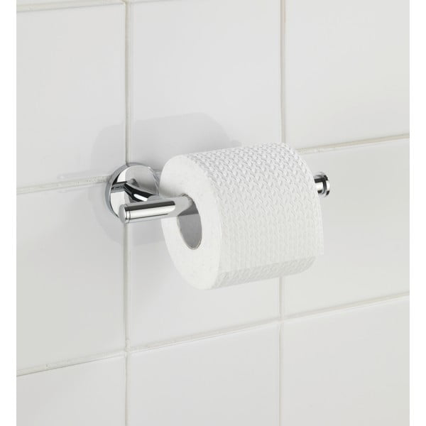 Suport pentru hârtie igienică Wenko Cuba, argintiu-image-1