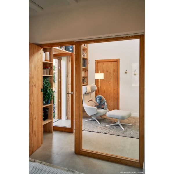 Covor maro deschis lavabil/țesut manual din lână 170x240 cm Golden Coffee – Lorena Canals-image-4