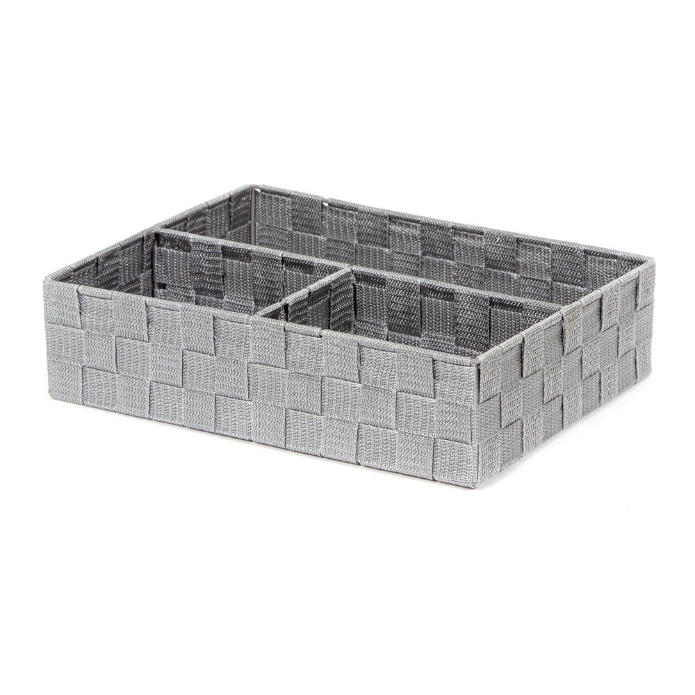 Organizator pentru baie Compactor Stan, 32 x 25 cm, gri