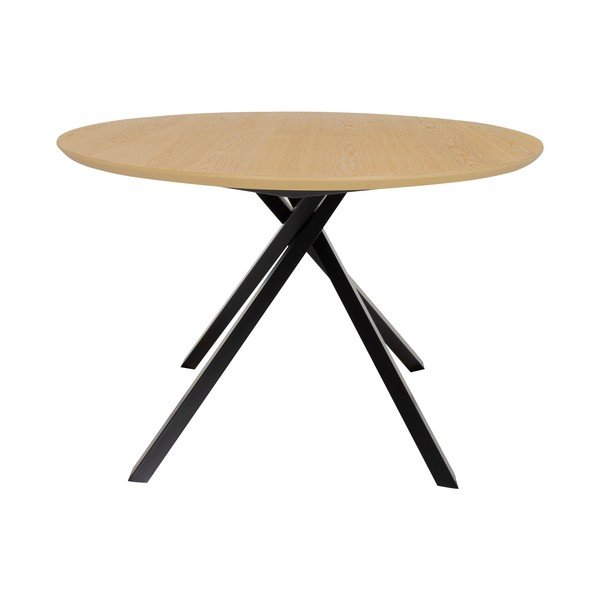 Masă de dining cu blat cu aspect de lemn de stejar 120x240 cm Cox – Tenzo-image-2