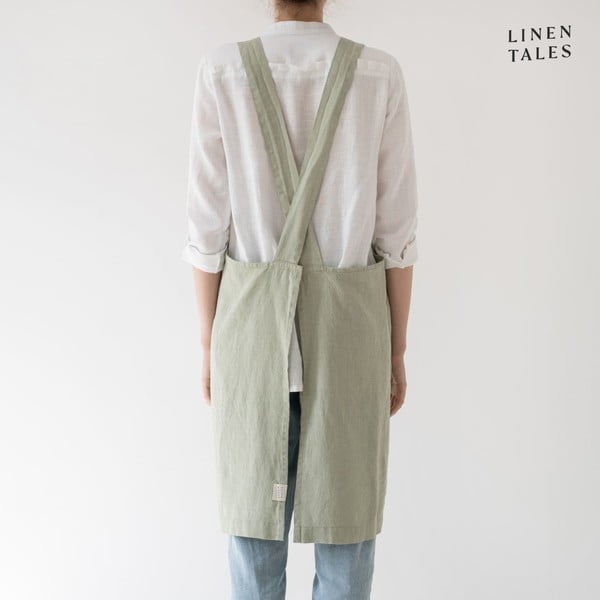 Șorț din in Crossback – Linen Tales-image-1