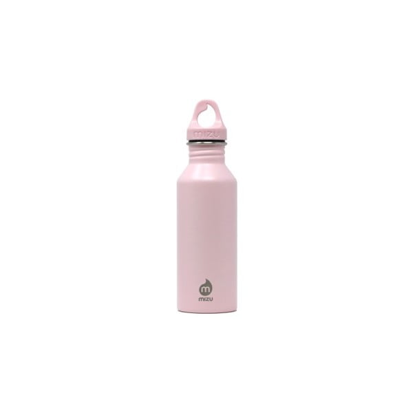 Sticlă de călătorie din inox roz  500 ml M5 - Mizu