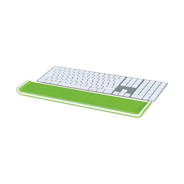 Suport pentru încheietura mâinii la tastatura Leitz WOW, alb-verde-image-2