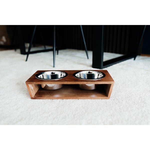 Set boluri cu suport pentru câini din lemn Dog Fantasy – Plaček Pet Products-image-1