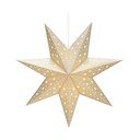 Decorațiune luminoasă aurie ø 45 cm  cu model de Crăciun Solvalla – Markslöjd