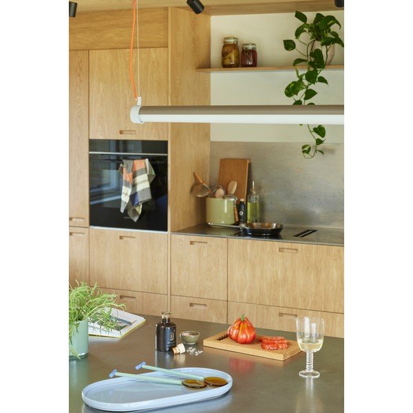 Lustră gri LED cu intensitate reglabilă Interplay – Hübsch-image-2