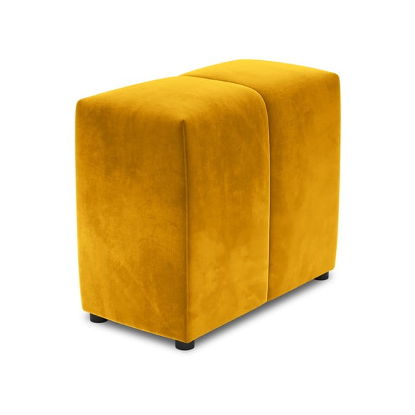 Spătar pentru canapea modulară galben cu tapițerie din catifea Rome Velvet - Cosmopolitan Design