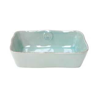 Formă de copt din gresie ceramică Costa Nova Blue, 25 x 18,6 cm, turcoaz