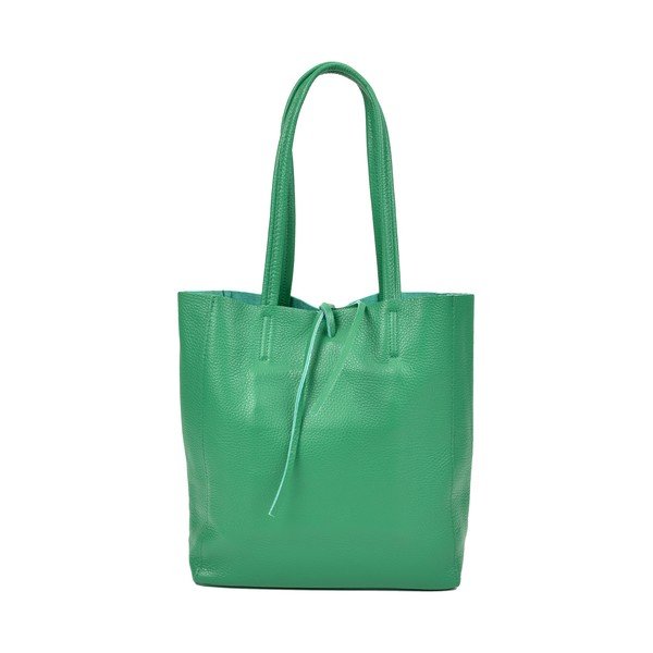 Geantă din piele Sofia Cardoni Simply, verde