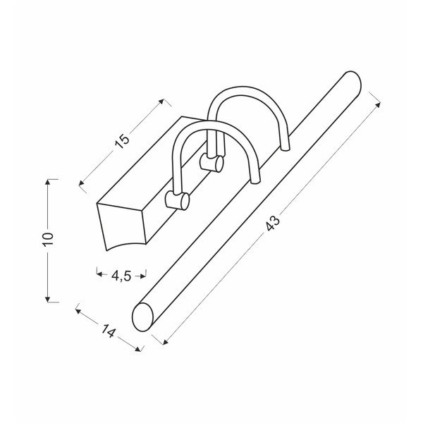 Aplică de perete albă LED Linea – Candellux Lighting-image-2