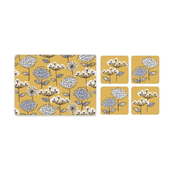 Set cu suporturi farfurii și coasters 8 buc. Retro Meadow – Cooksmart ®-image-3
