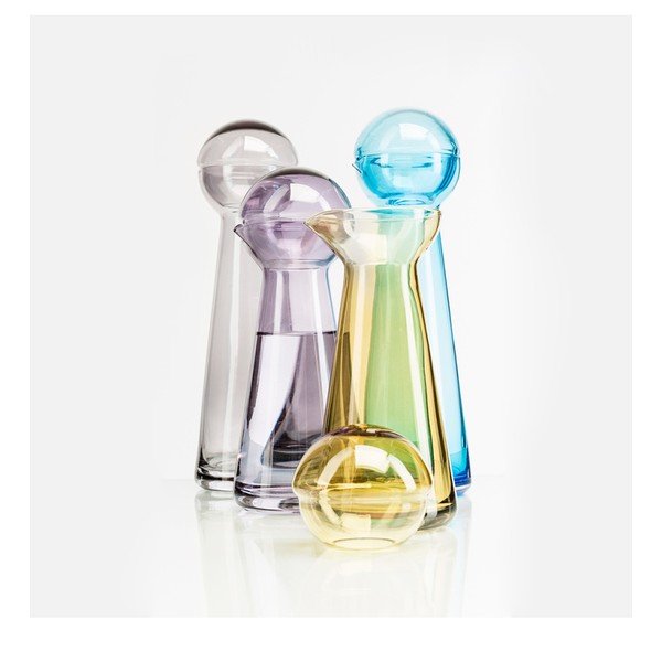 Carafă pentru vin Sagaform Birdie, 0,5 l, chihlimbar-image-2