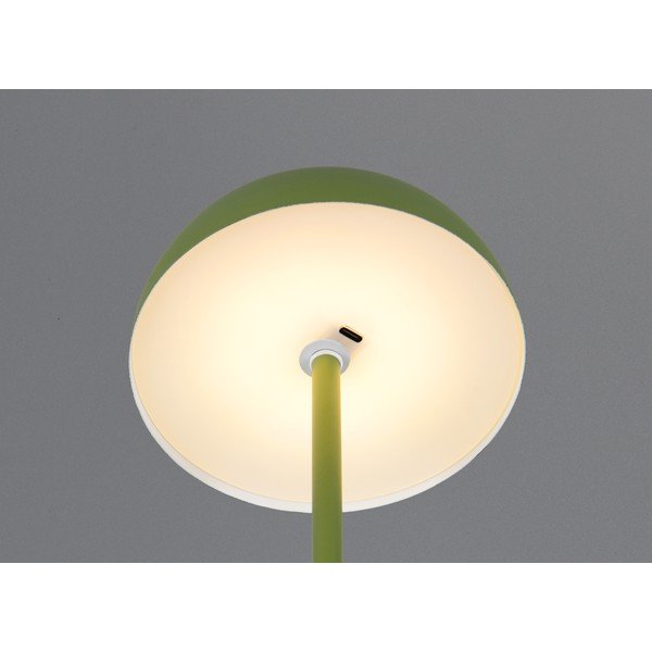 Veioză verde LED cu abajur din metal (înălțime 21 cm) Munoz – Reality-image-1