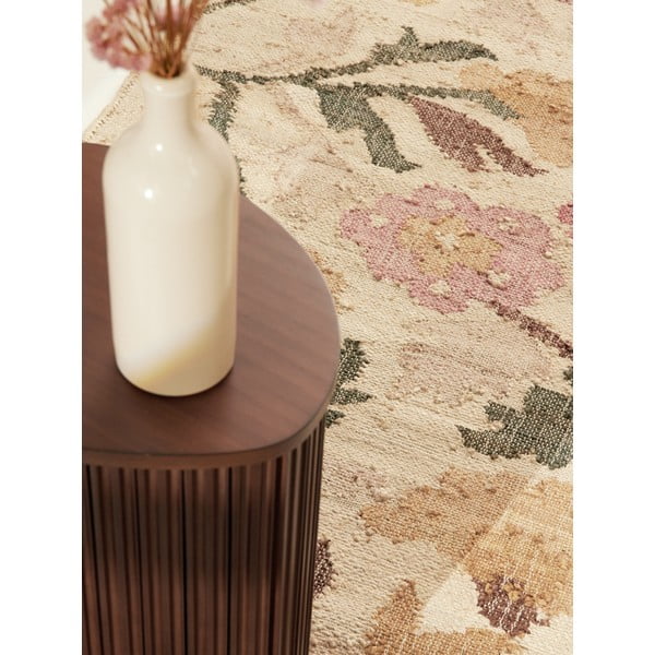 Covor tip traversă crem țesut manual din iută 80x200 cm Roya Violette – Elle Decoration-image-2