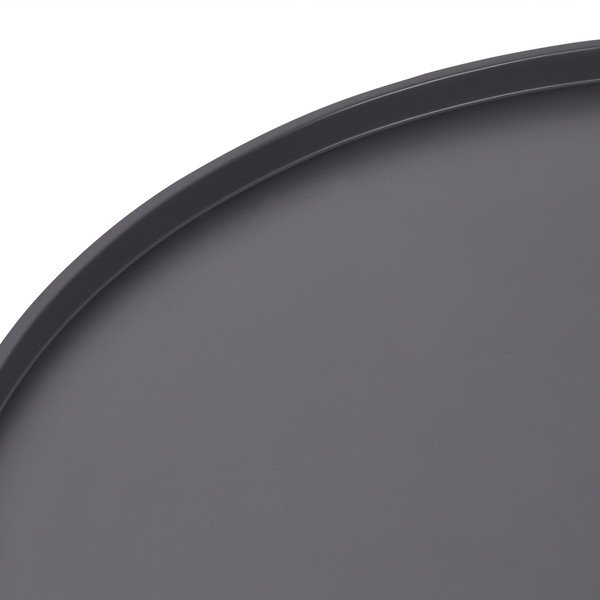 Măsuță de cafea cu picioare din lemn de fag Furnhouse Opus, Ø 90 cm, gri-image-4