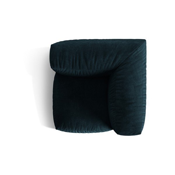 Modul pentru canapea modulară albastru închis cu tapițerie din catifea (cu colț variabil) Martina – Micadoni -image-3