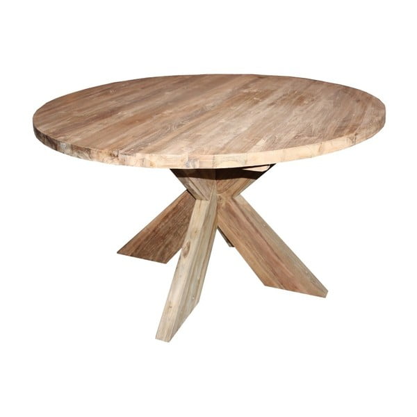 Masă din lemn de tec HSM Collection Ronde, diametru 130 cm