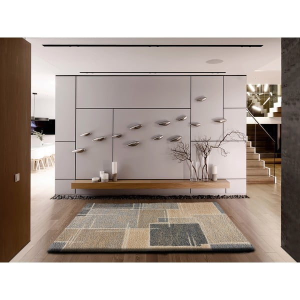 Covor gri/bej 160x230 cm Irati – Universal-image-1