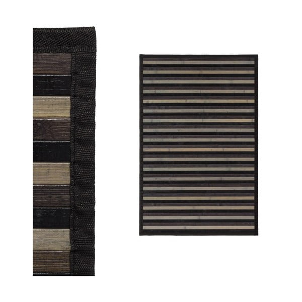 Covor gri din bambus 60x90 cm – Casa Selección-image-2