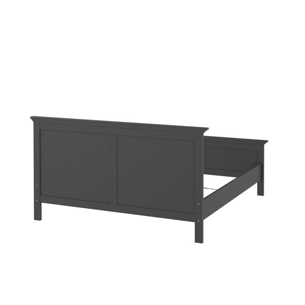 Pat matrimonial gri 160x200 cm Paris – Tvilum-image-4